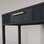 Элегантная Консоль Primo с выдвижным ящиком Черный дуб варинант исполнения - 4 | Loft Concept в Саратове