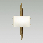 Бра с изогнутым плафоном на бронзовом основании с вертикальным декором из металлических трубок Sohne варинант исполнения - 6 | Loft Concept в Саратове