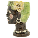 Ваза Vase Selva Moro Head Shiny варинант исполнения - 1 | Loft Concept в Саратове