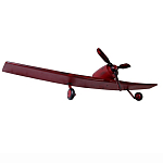 Полка книжная красная в виде самолёта в стиле лофт FLY варинант исполнения - 1 | Loft Concept в Саратове