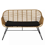 Кушетка плетеная из ротанга Wicker Сouch варинант исполнения - 1 | Loft Concept в Саратове