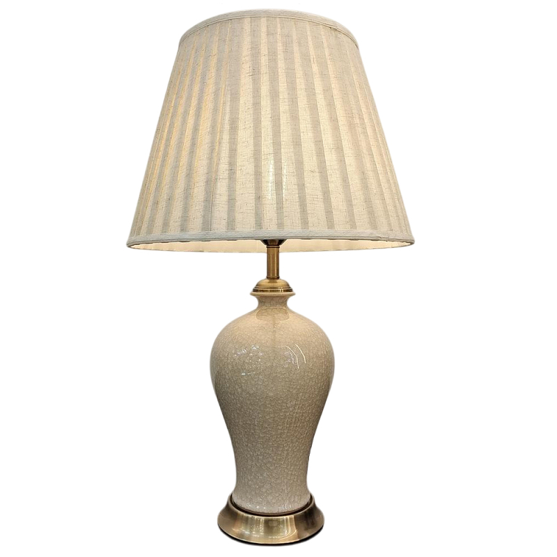 Настольная лампа керамическая с бежевым абажуром Light Beige Mood Бронза Бежевый Настольная лампа керамическая с бежевым абажуром Light Beige Mood Бронза Бежевый в Саратове | Loft Concept