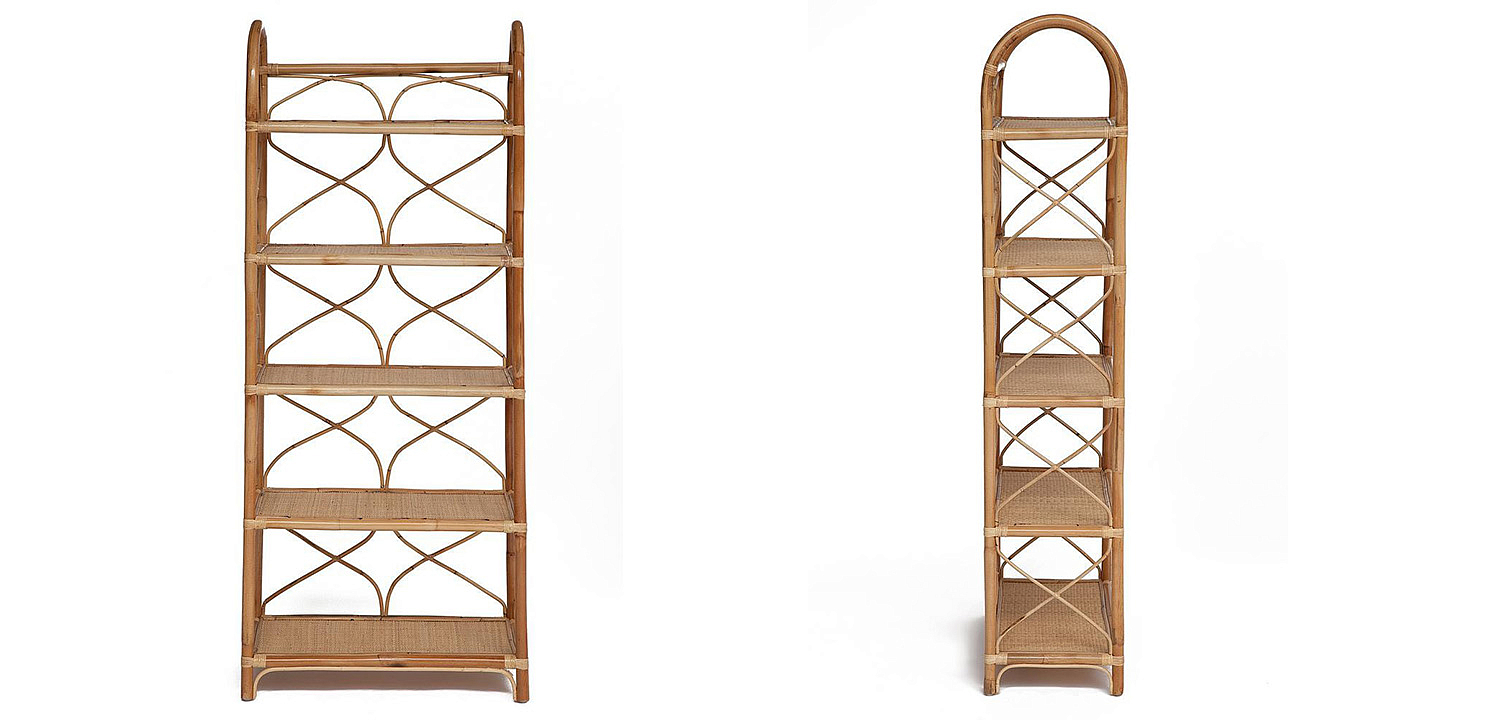 Этажерка Rattan Wicker Bookcase Этажерка Rattan Wicker Bookcase - Loft-Concept в Саратове