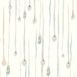 Мебельная ткань Велюр Raindrops White 145 см N 1003 варинант исполнения - 1 | Loft Concept в Саратове