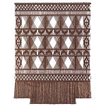 Панно Макраме коричневый цвет  варинант исполнения - 6 | Loft Concept в Саратове