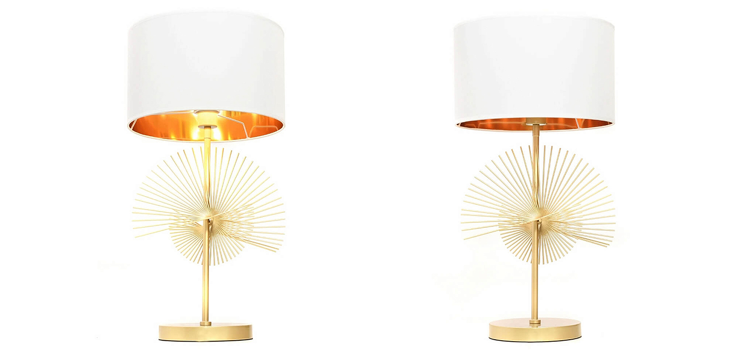 Настольная лампа Genoveva Table lamp white Настольная лампа Genoveva Table lamp white - Loft-Concept в Саратове
