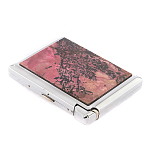 Портсигар с газовой зажигалкой из натурального камня Родонит Stone Cigarettes Cases варинант исполнения - 9 | Loft Concept в Саратове
