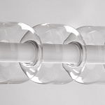 Люстра линейная с 6-ю прозрачными стеклянными плафонами округлой формы HANDLE GRAPE варинант исполнения - 9 | Loft Concept в Саратове