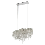 Люстра подвесная с металлическими цепочками и изогнутыми металлическими дугами 72 см Atlantis Chain варинант исполнения - 4 | Loft Concept в Саратове