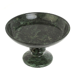 Фруктовница большая из натурального камня Змеевик Шабровский Natural Stone Fruit Bowls варинант исполнения - 2 | Loft Concept в Саратове