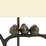 Настольная лампа Птицы на изогнутой ветке Lamp Tit варинант исполнения - 1 | Loft Concept в Саратове