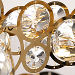 Люстра подвесная из золотых колец 57 см Golden Circles варинант исполнения - 10 | Loft Concept в Саратове