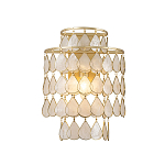 Бра с декором из натуральной морской ракушки Iridescent Light варинант исполнения - 1 | Loft Concept в Саратове