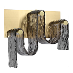 Бра волнистой формы из фактурного стекла Big Wave варинант исполнения - 1 | Loft Concept в Саратове