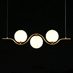 Люстра подвесная светодиодная Jagna 2 Gold and White варинант исполнения - 1 | Loft Concept в Саратове