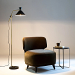 Торшер с поворотным плафоном Davy Brass Floor Lamp варинант исполнения - 6 | Loft Concept в Саратове