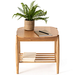 Приставной стол из массива дуба Reyer Side Table варинант исполнения - 4 | Loft Concept в Саратове