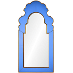 Настенное зеркало в синей зеркальной раме Filibert Mirror варинант исполнения - 1 | Loft Concept в Саратове