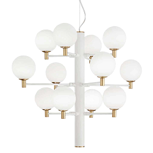 Люстра Italian Globe Abstraction Light White 12