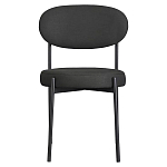 Стул мягкий Alfie Chair черный варинант исполнения - 1 | Loft Concept в Саратове