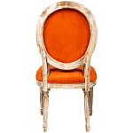 Стул из натурального бука оранжевое с цветным принтом Impressionism in Color варинант исполнения - 2 | Loft Concept в Саратове