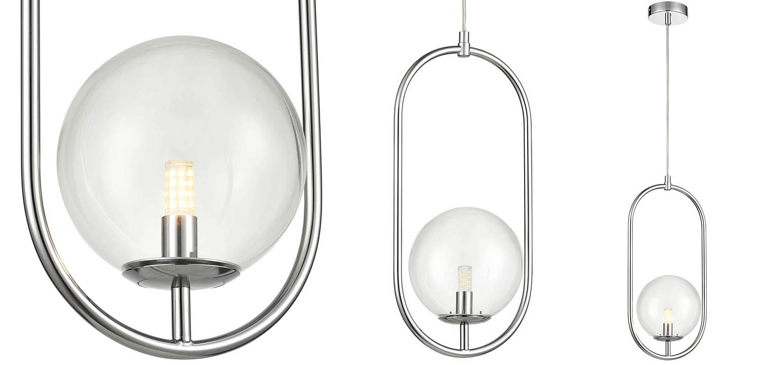 Подвесной светильник B.LUX C Ball oval chrome Подвесной светильник B.LUX C Ball oval chrome - Loft-Concept в Саратове