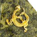 Шкатулка пирамида из натурального камня змеевик Stone Casket варинант исполнения - 3 | Loft Concept в Саратове