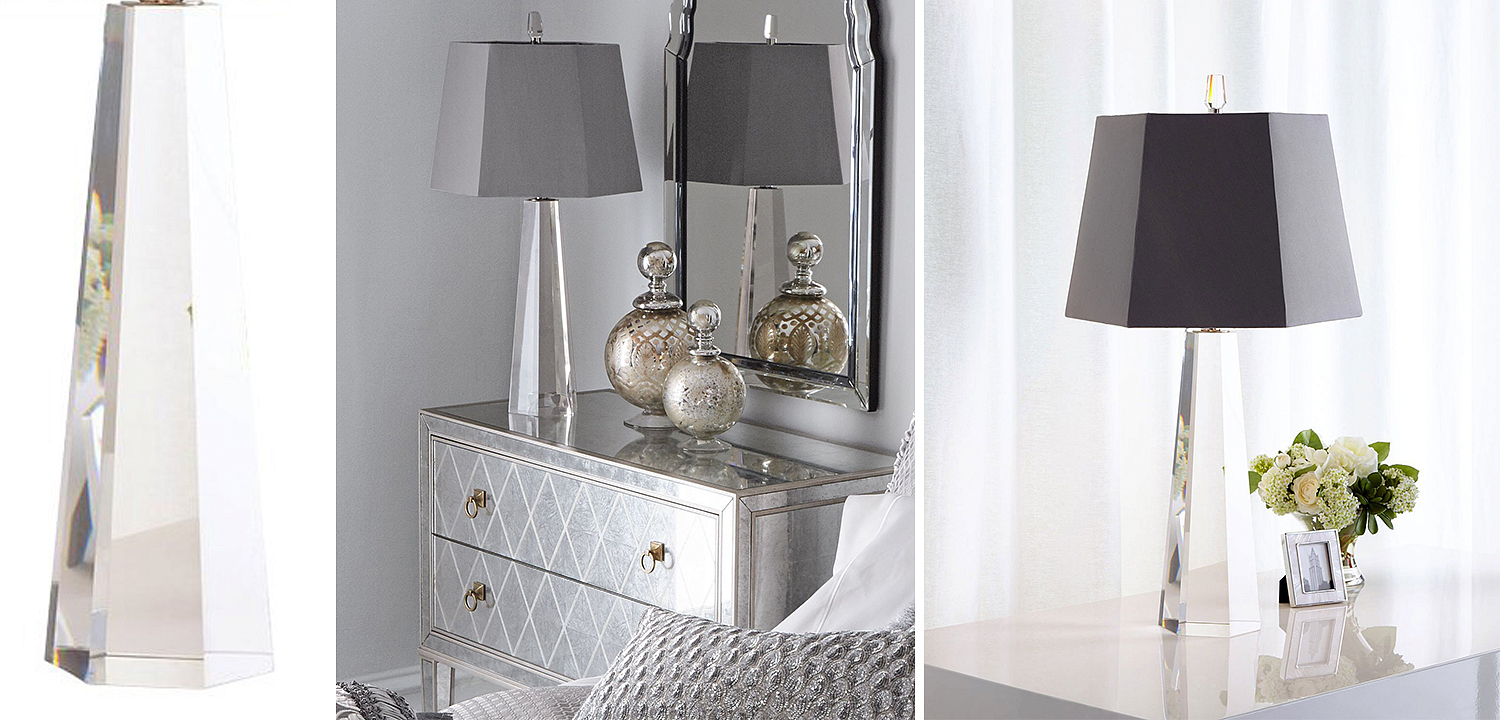 Настольная лампа Crystal Pyramid Table lamp Настольная лампа Crystal Pyramid Table lamp - Loft-Concept в Саратове