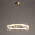 Люстра круглая с прозрачными стеклянными трубками 51 см Nembus варинант исполнения - 3 | Loft Concept в Саратове