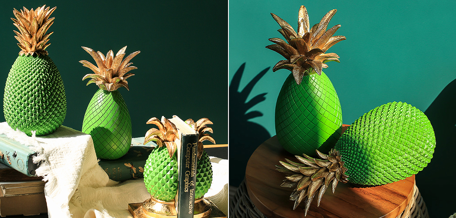 Статуэтка Gold and Green Pineapple II Статуэтка Gold and Green Pineapple II - Loft-Concept в Саратове