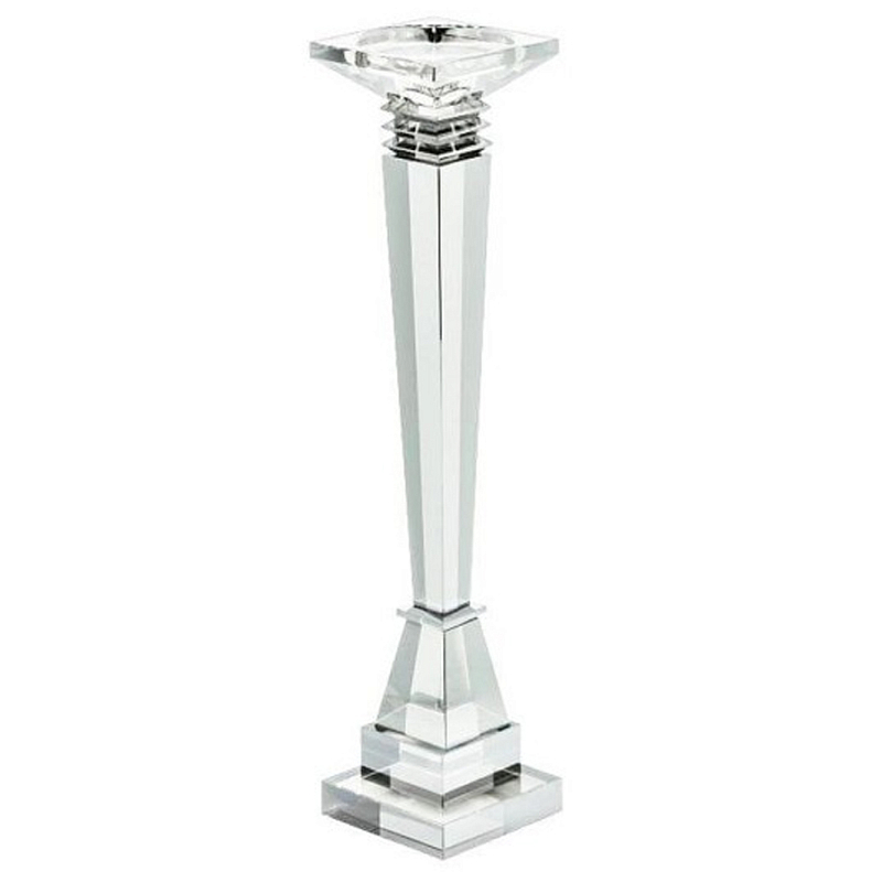 Подсвечник Candleholder Lord Прозрачный Янтарный Серый Подсвечник Candleholder Lord Прозрачный Янтарный Серый в Саратове | Loft Concept