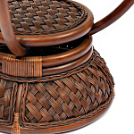 Столик кофейный из ротанга Eloise варинант исполнения - 2 | Loft Concept в Саратове