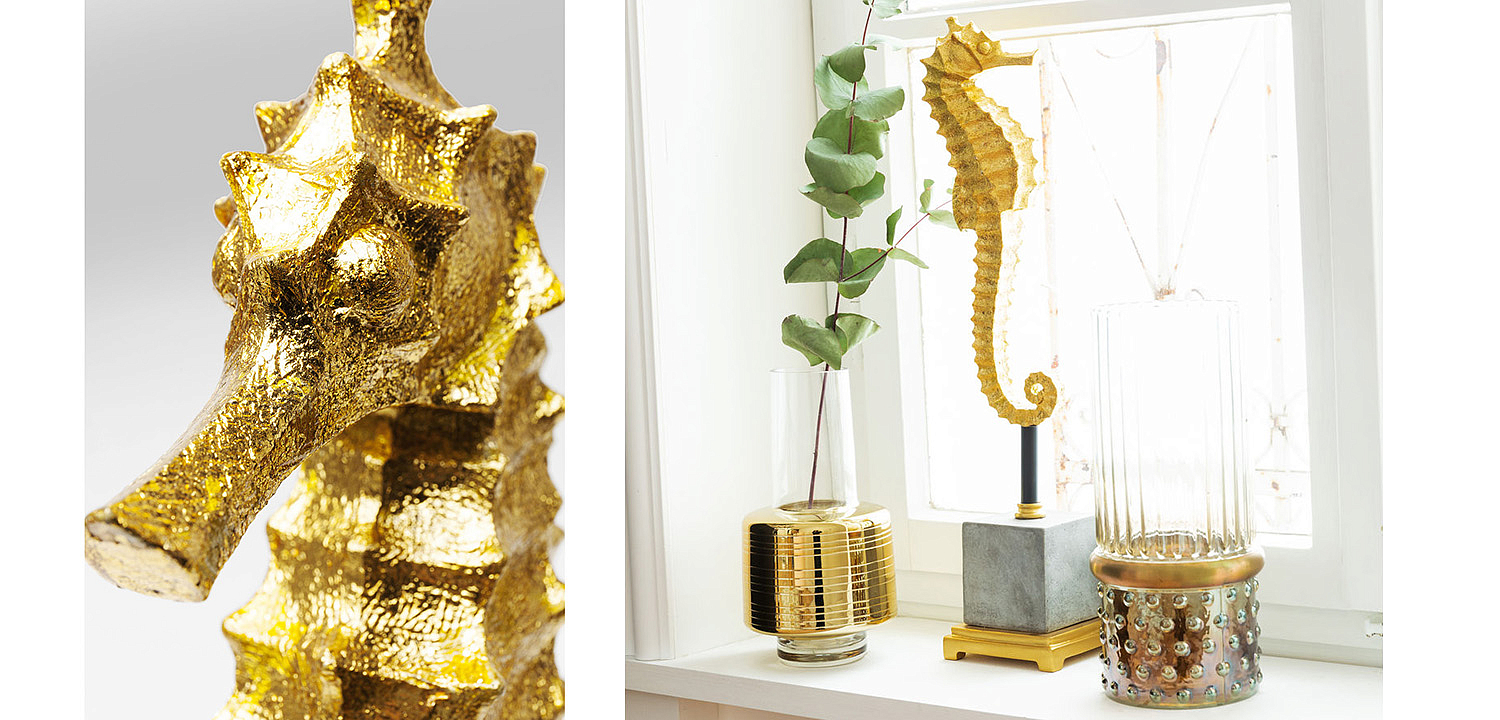 Статуэтка Golden Sea Horse - Loft-Concept в Саратове