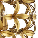 Люстра в форме шара из золотых лепестков Hanging Flowers варинант исполнения - 2 | Loft Concept в Саратове