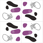 Плитка с узором Камни варинант исполнения - 1 | Loft Concept в Саратове