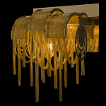 Бра с перфорированными металлическими дугами и цепочками 22 см Atlantis Chain варинант исполнения - 6 | Loft Concept в Саратове