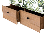 Шкаф с принтом Floral notes варинант исполнения - 3 | Loft Concept в Саратове