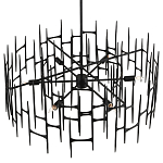 Люстра черная остроконечной формы Black Satin варинант исполнения - 3 | Loft Concept в Саратове