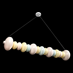 Подвесной светильник светодиодный горизонтальный в виде ожерелья из пастельных сфер Pastel Lunaria Horizon  варинант исполнения - 3 | Loft Concept в Саратове