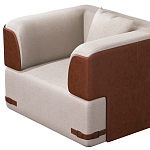 Кресло Richmond  с кожаной отделкой варинант исполнения - 3 | Loft Concept в Саратове