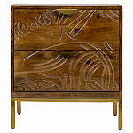 Прикроватная тумба с фактурным фасадом Termite варинант исполнения - 1 | Loft Concept в Саратове