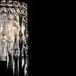 Бра с хрустальными подвесками прозрачного цвета Хром Ludivine Lighting варинант исполнения - 3 | Loft Concept в Саратове