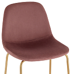 Барный стул на золотистых ножках VENDRAMIN Pink варинант исполнения - 6 | Loft Concept в Саратове