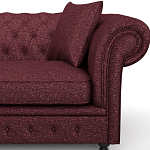 Мебельная ткань Шенилл бордовый цвет 138 см T4-38 варинант исполнения - 8 | Loft Concept в Саратове