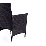 Обеденный комплект из искуственного ротанга Vintara черный варинант исполнения - 2 | Loft Concept в Саратове