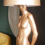 Лампа MANNEQUIN LAMP с абажуром женственность в деталях варинант исполнения - 9 | Loft Concept в Саратове