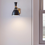 Бра с плафоном в форме песочных часов с узкими перфорированными отверстиями Feiss варинант исполнения - 7 | Loft Concept в Саратове