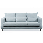 Диван Seldon с мягкими подушками голубое букле варинант исполнения - 7 | Loft Concept в Саратове