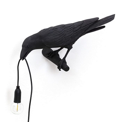 Бра Seletti Bird Lamp Black Looking Бра Seletti Bird Lamp Black Looking