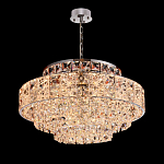 Люстра хрустальная в неоклассическом стиле на серебристом каркасе Majesty варинант исполнения - 4 | Loft Concept в Саратове